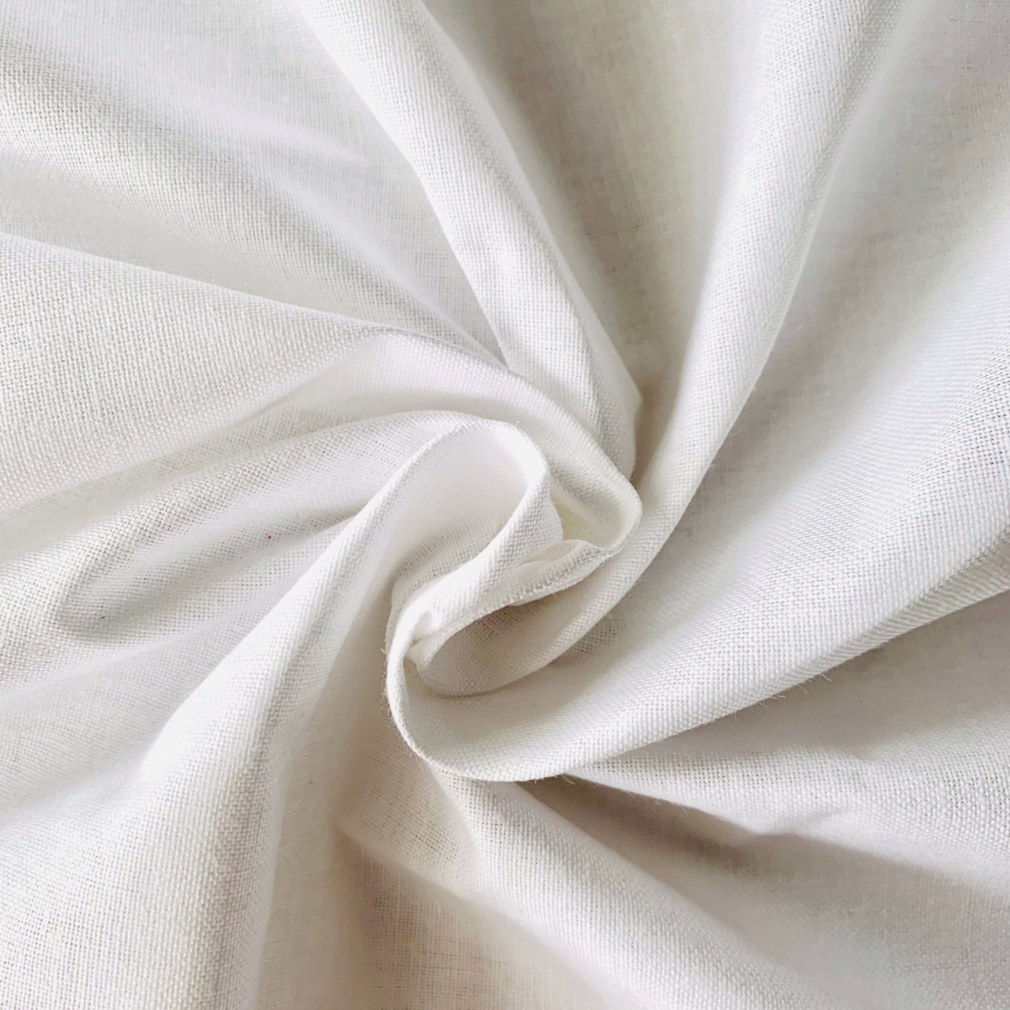 Cecelia 60" Wide WHITE 100% Cotton Fabric for Non-Medical Face Masks, Clothes, Costumes, Crafts - 10159