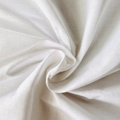 Cecelia 60" Wide WHITE 100% Cotton Fabric for Non-Medical Face Masks, Clothes, Costumes, Crafts - 10159