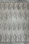 Katelyn TAUPE Vines and Swirls Corded Embroidery on Mesh Fabric by the Yard - 10045