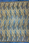 Katelyn GOLD Vines and Swirls Corded Embroidery on Mesh Fabric by the Yard - 10045