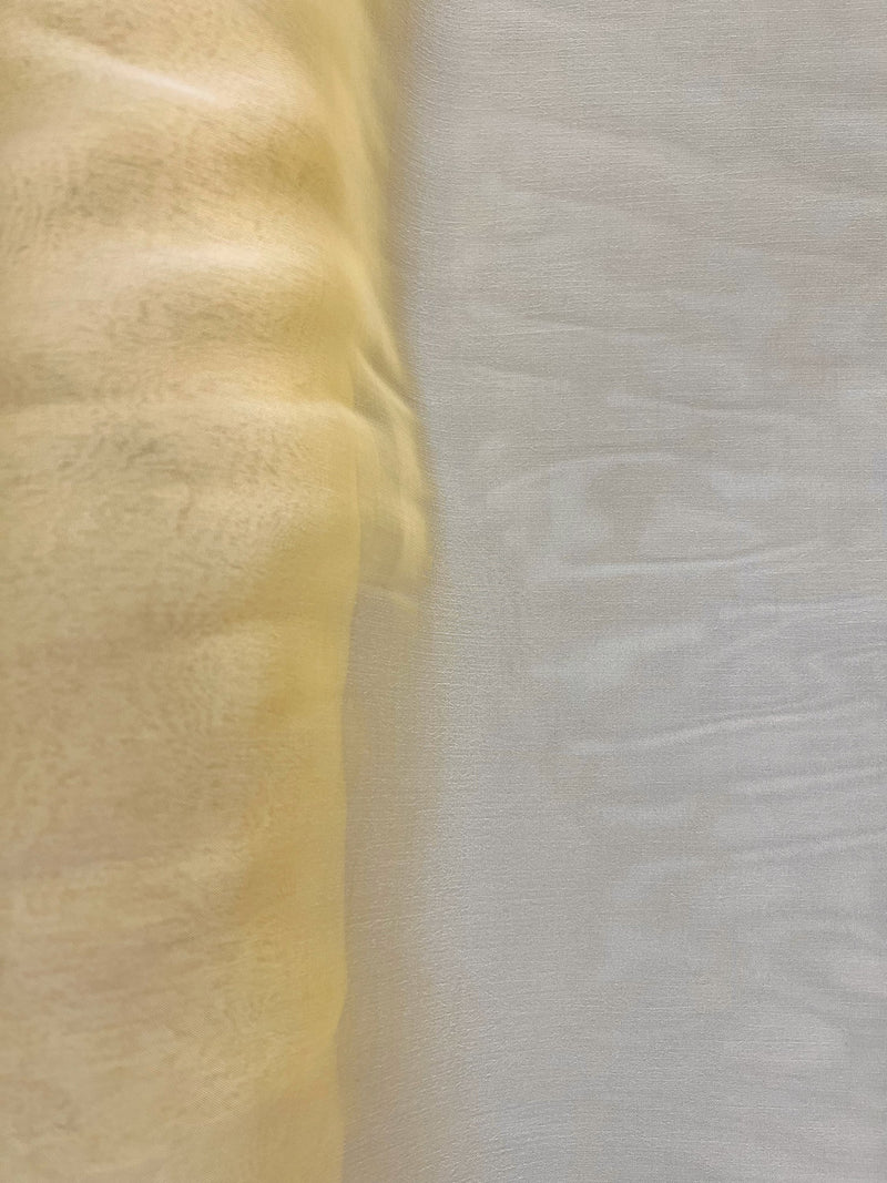 Jolene MELLOW YELLOW Polyester Two-Tone Chiffon Fabric by the Yard - 10135