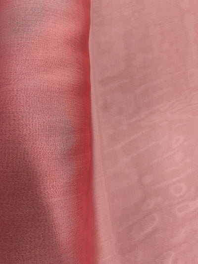 Jolene VERMILLION CORAL Polyester Two-Tone Chiffon Fabric by the Yard - 10135