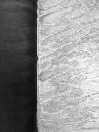 Jolene BLACK Polyester Two-Tone Chiffon Fabric by the Yard - 10135