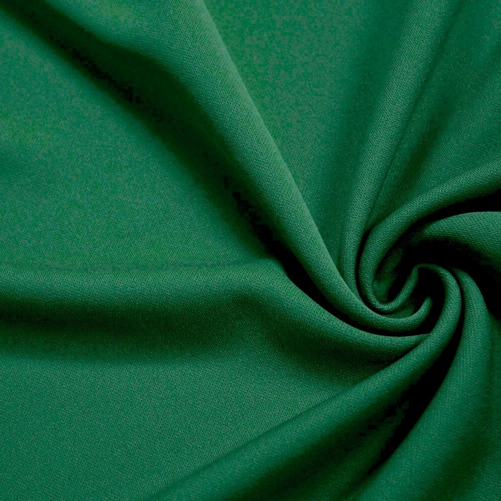 Evie EMERALD GREEN Polyester (Not Neoprene) Scuba Double Knit Fabric by the Yard - 10021