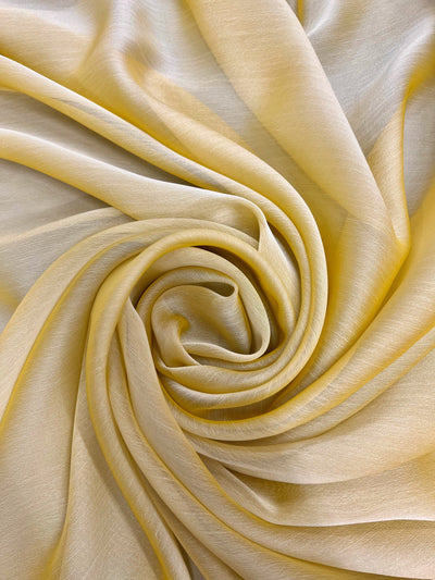 Jolene LEMON DROP Polyester Two-Tone Chiffon Fabric by the Yard - 10135