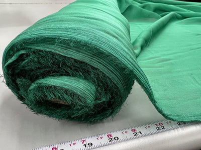 Jolene GREEN HUNTER GREEN Polyester Two-Tone Chiffon Fabric by the Yard - 10135