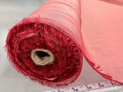 Jolene VERMILLION CORAL Polyester Two-Tone Chiffon Fabric by the Yard - 10135