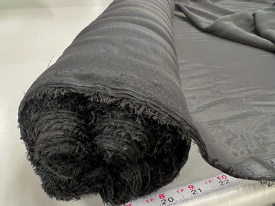 Jolene BLACK Polyester Two-Tone Chiffon Fabric by the Yard - 10135