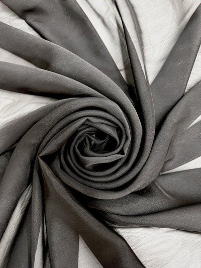 Jolene BLACK Polyester Two-Tone Chiffon Fabric by the Yard - 10135