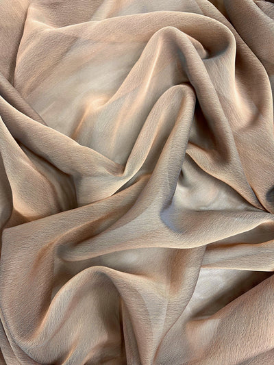 Jolene PRALINE GREY Polyester Two-Tone Chiffon Fabric by the Yard - 10135