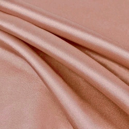 Payton DUSTY ROSE-B Faux Silk Minimal Stretch Charmeuse Satin Fabric by the Yard - 10017