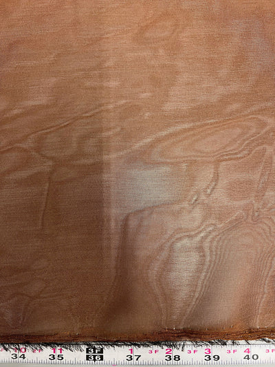 Jolene COPPER BLACK Polyester Two-Tone Chiffon Fabric by the Yard - 10135