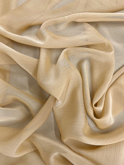Jolene PRAIRIE SAND Polyester Two-Tone Chiffon Fabric by the Yard - 10135