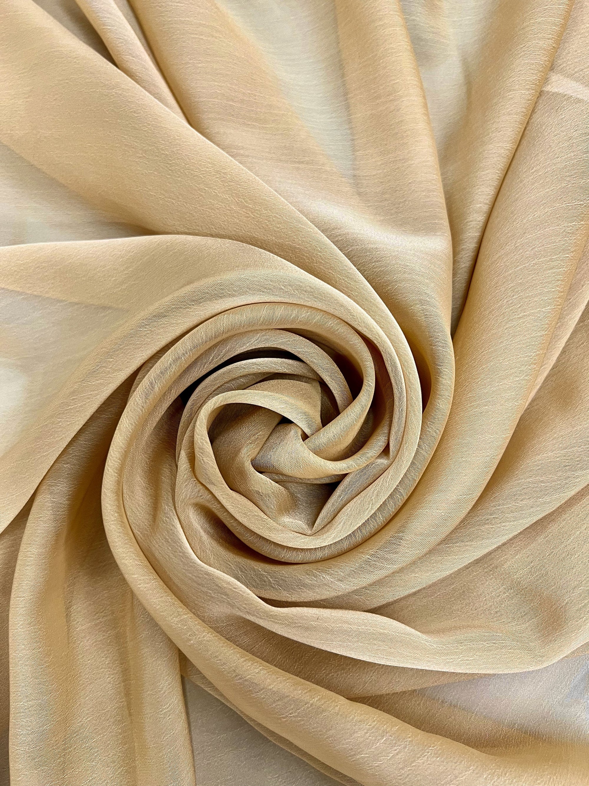 Jolene PRAIRIE SAND Polyester Two-Tone Chiffon Fabric by the Yard - 10135