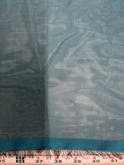 Jolene TEAL NAVY Polyester Two-Tone Chiffon Fabric by the Yard - 10135