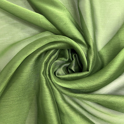 Jolene OLIVE GREEN Polyester Two-Tone Chiffon Fabric by the Yard - 10135