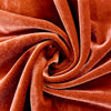 Princess BURNT ORANGE Polyester Spandex Stretch Velvet Fabric for Ribbons, Headwraps, Clothes Costumes, Crafts - 10001 NewFabricsDaily