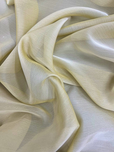 Jolene FLAX APPLE GREEN Polyester Two-Tone Chiffon Fabric by the Yard - 10135