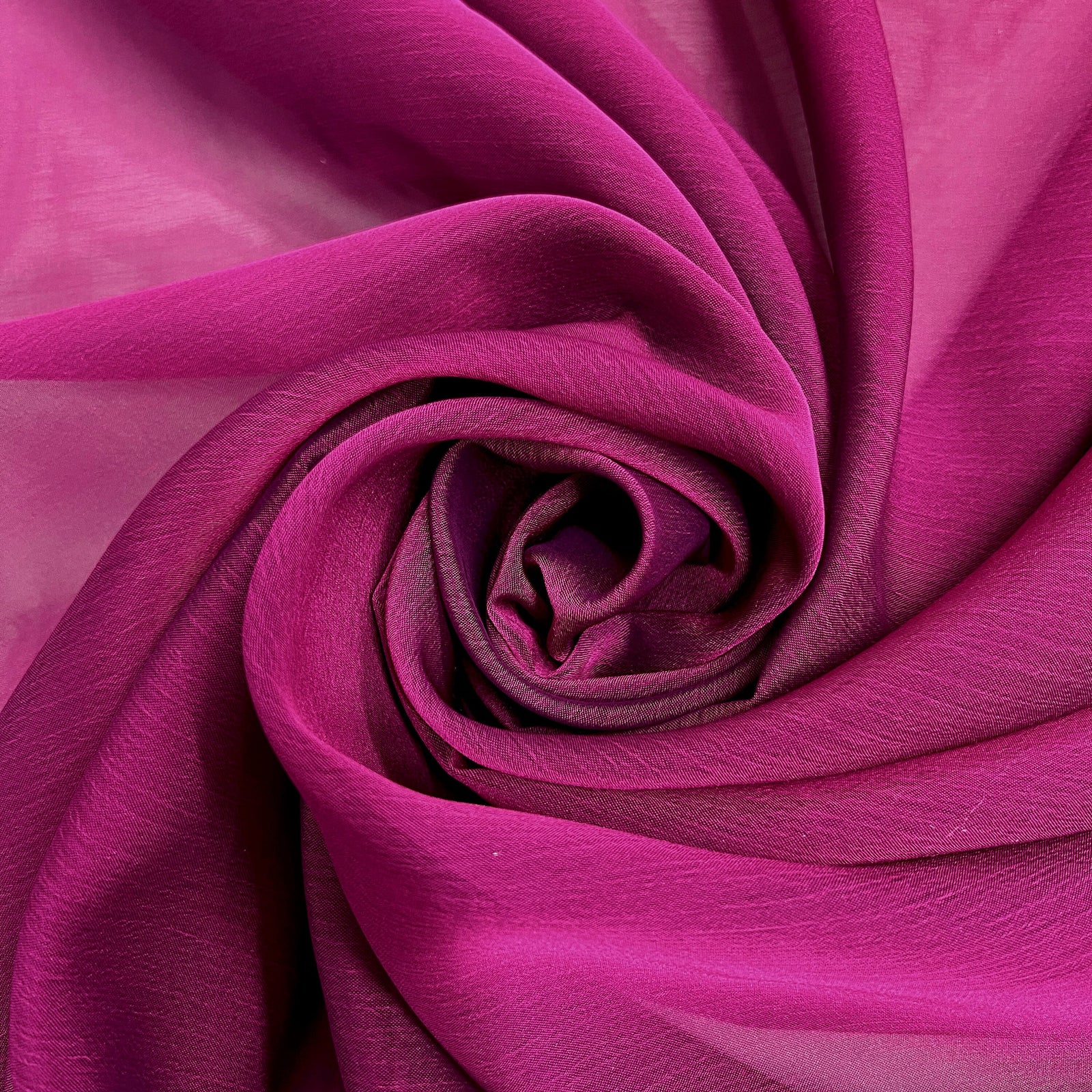 Jolene FUCHSIA PURPLE Polyester Two-Tone Chiffon Fabric by the Yard - 10135