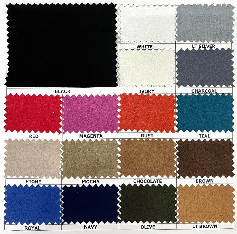 Margo Polyester Spandex Light Weight Stretch Suede Fabric by the Yard - 10224