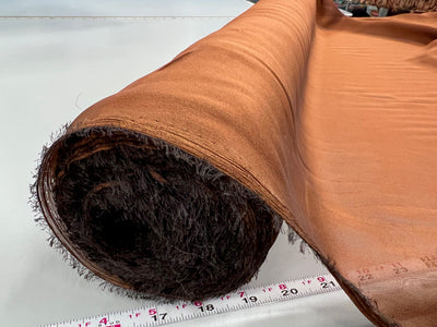 Jolene COPPER BLACK Polyester Two-Tone Chiffon Fabric by the Yard - 10135