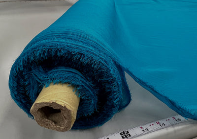 Jolene AEGEAN BLUE Polyester Two-Tone Chiffon Fabric by the Yard - 10135