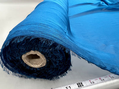 Jolene SEA BLUE NAVY Polyester Two-Tone Chiffon Fabric by the Yard - 10135