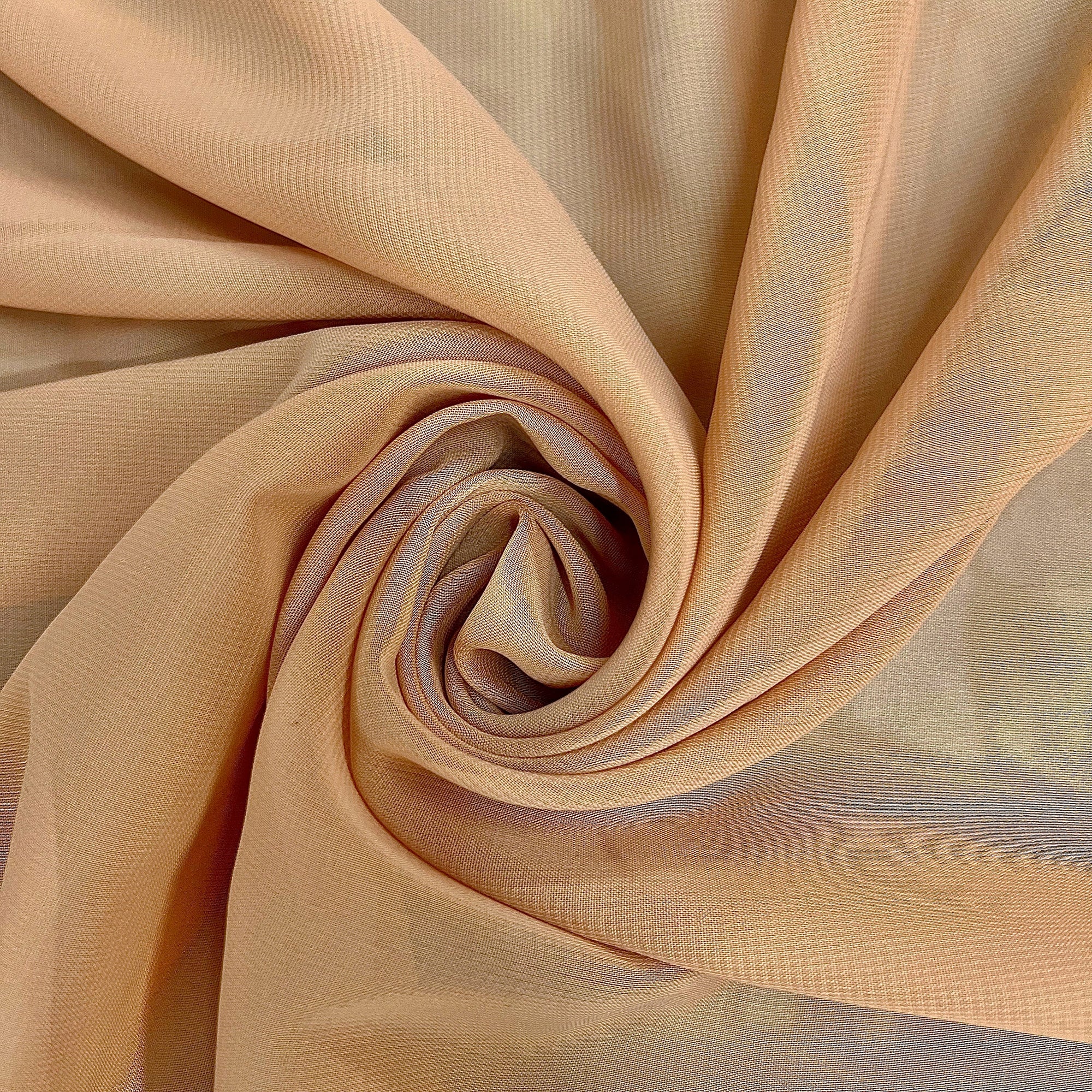Danielle CHAMPAGNE-B Polyester Hi-Multi Chiffon Fabric by the Yard - 10075