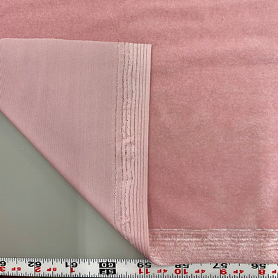 Princess DUSTY BLUSH Polyester Spandex Stretch Velvet Fabric for Bows, Top Knots, Head Wraps, Scrunchies, Clothes, Costumes, Crafts - 10001