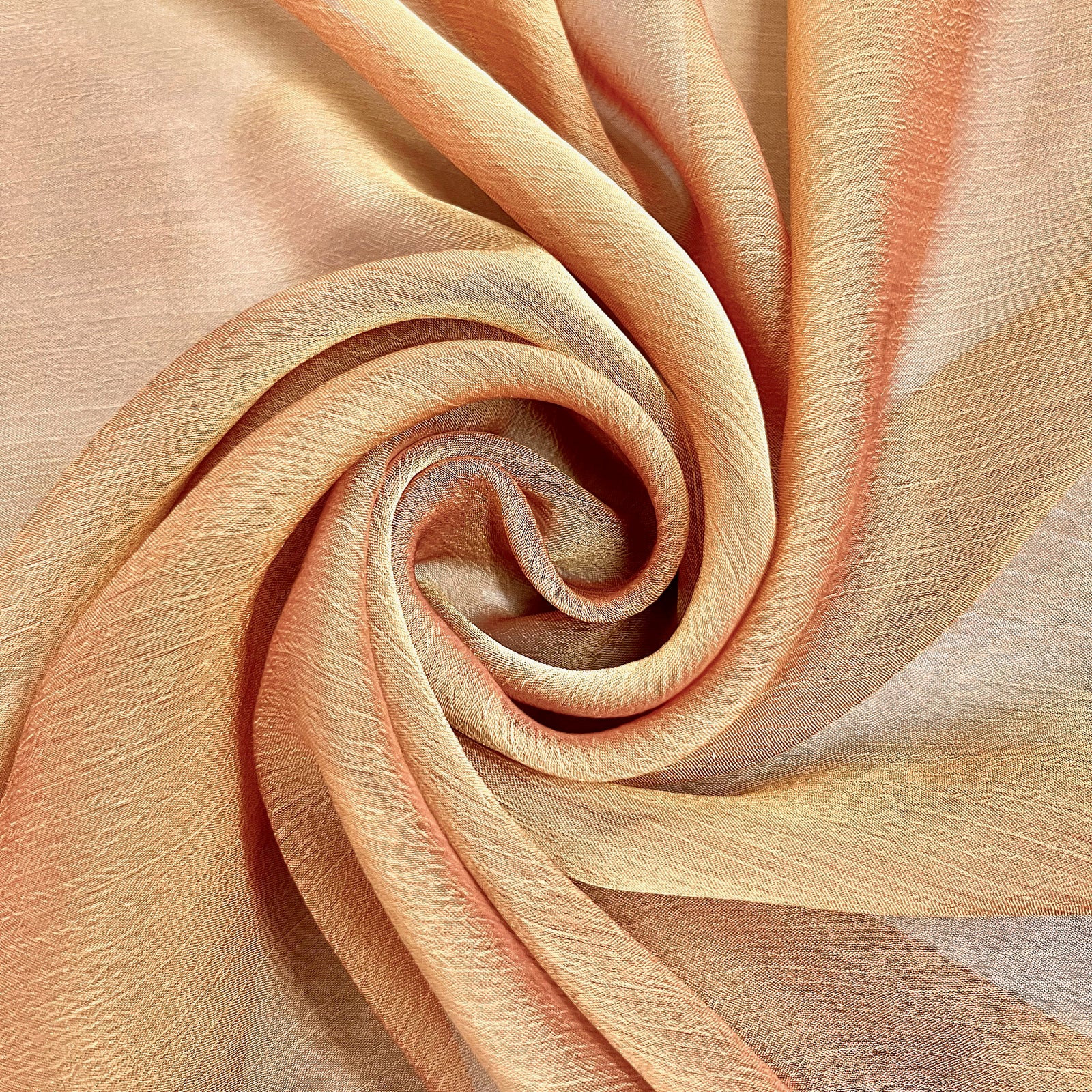 Jolene CINNAMON DARK GOLD Polyester Two-Tone Chiffon Fabric by the Yard - 10135
