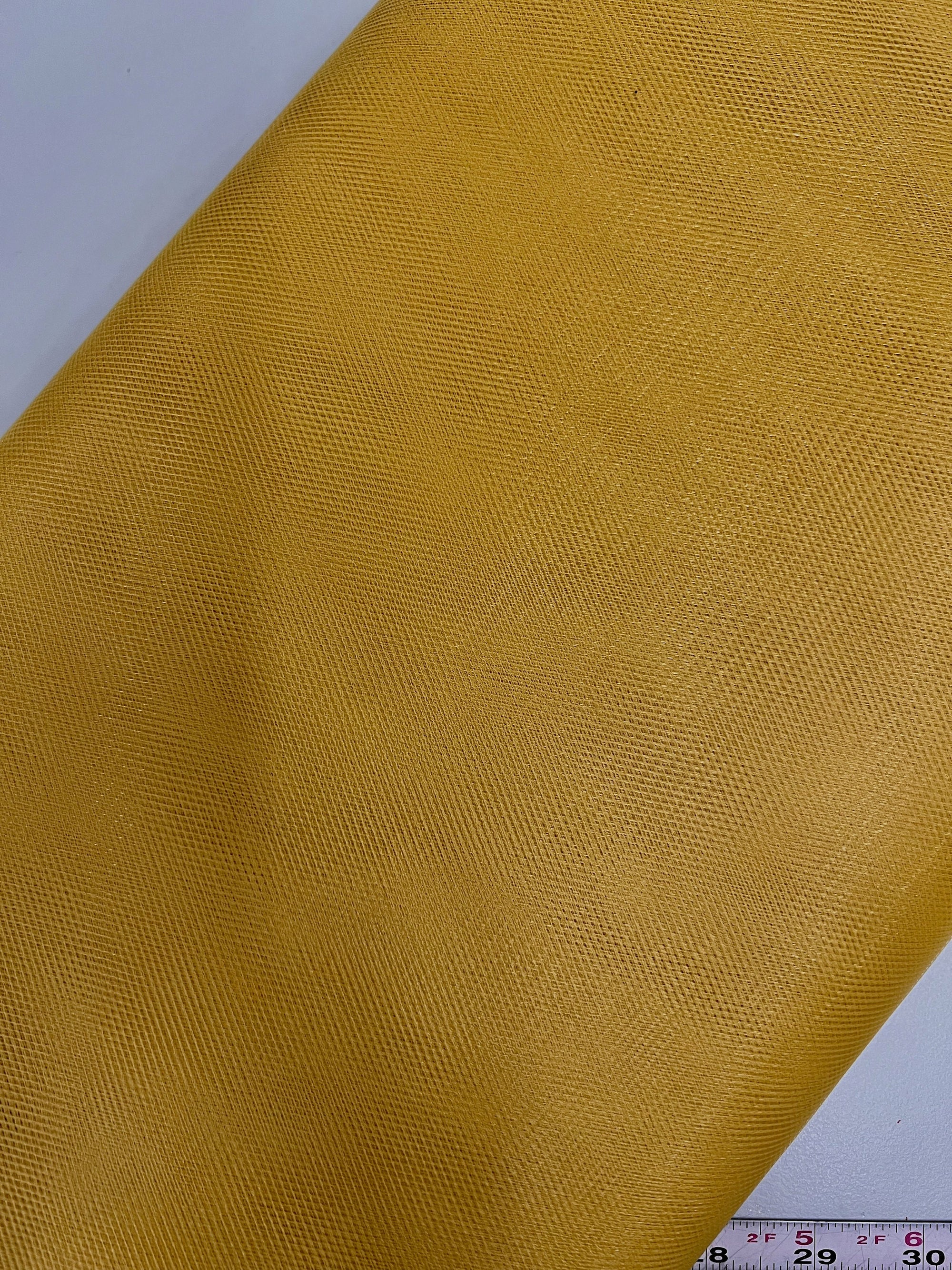 Juliana DARK GOLD 40 Yards of 54'' Polyester Tulle Fabric by Bolt - 10011