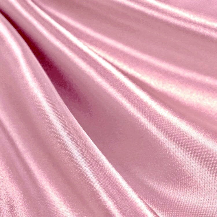 Eliza PINK Shiny Heavy Bridal Wedding Satin Fabric by the Yard - 10009