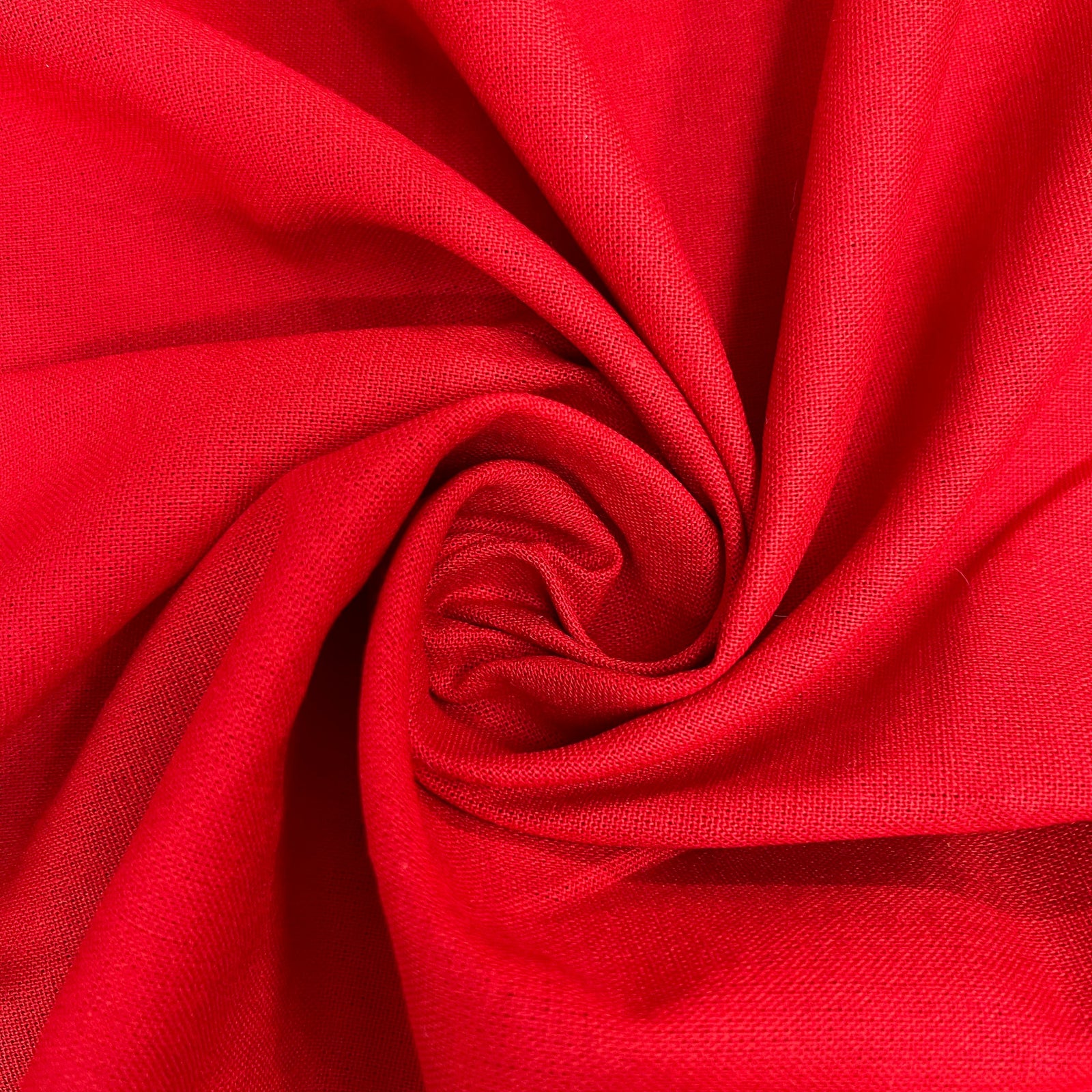 Karla RED Soft Hand Feel Linen Rayon Fabric by the Yard for Clothes, Costumes, Crafts, etc - 10194