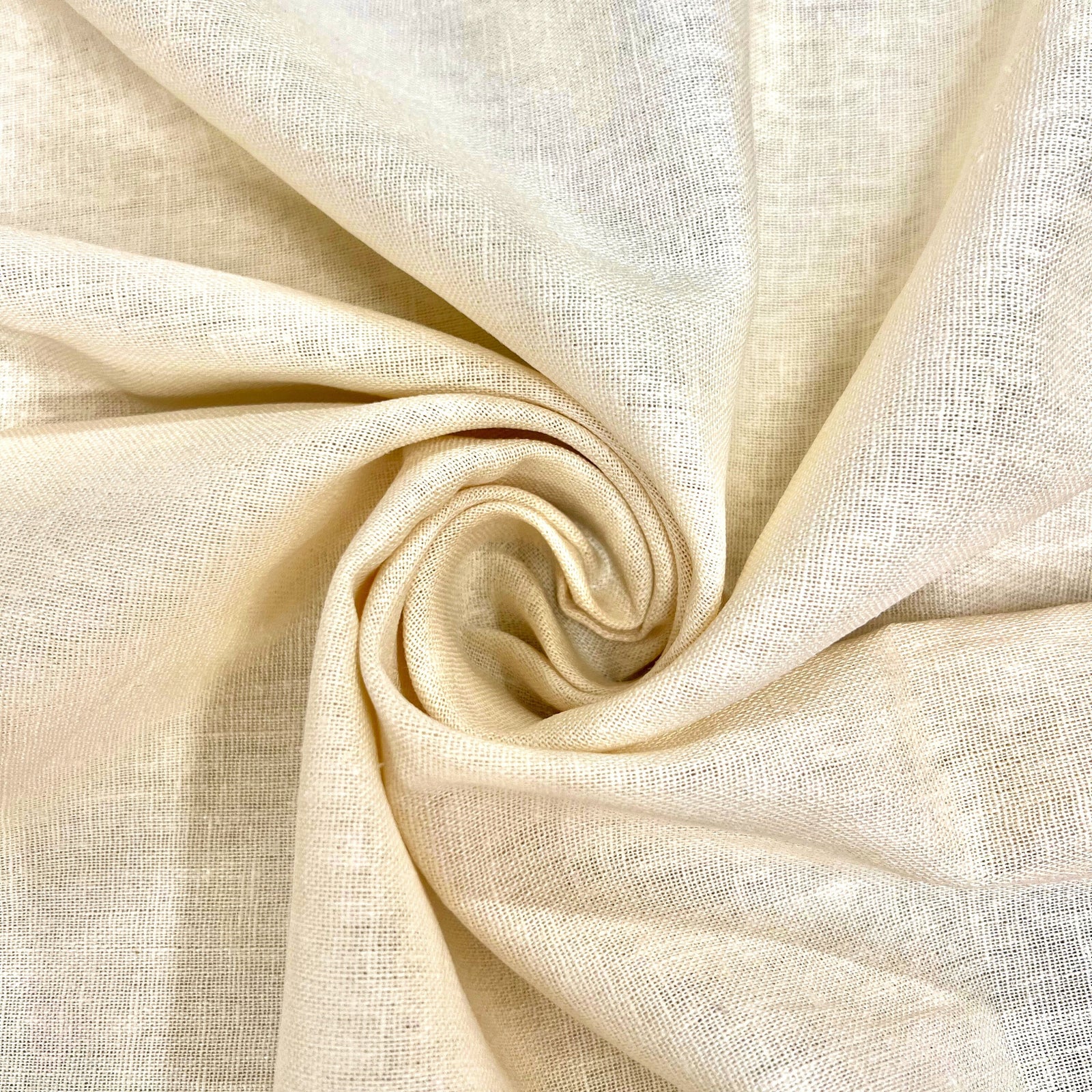 Karla SHELL Soft Hand Feel Linen Rayon Fabric by the Yard for Clothes, Costumes, Crafts, etc - 10194
