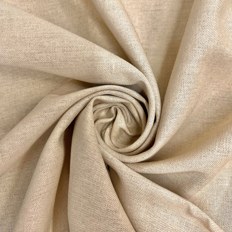 Karla STONE Soft Hand Feel Linen Rayon Fabric by the Yard for Clothes, Costumes, Crafts, etc - 10194