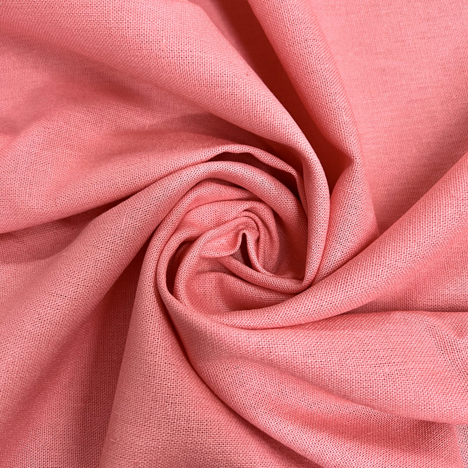 Karla CORAL Soft Hand Feel Linen Rayon Fabric by the Yard for Clothes, Costumes, Crafts, etc - 10194