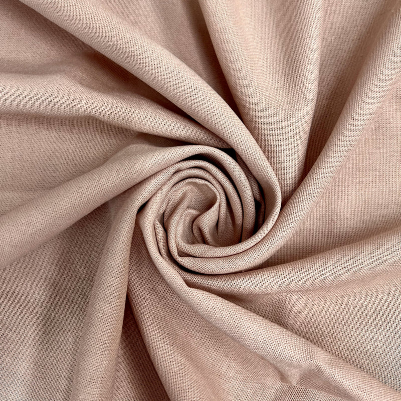 Karla BLUSH PINK Soft Hand Feel Linen Rayon Fabric by the Yard for Clothes, Costumes, Crafts, etc - 10194