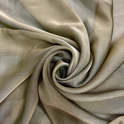 Jolene DARK SAGE/CREAM Polyester Two-Tone Chiffon Fabric by the Yard - 10135