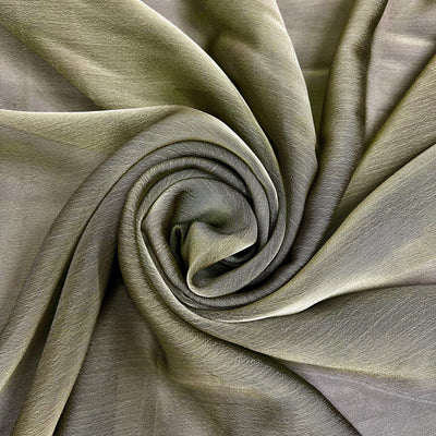 Jolene DARK SAGE Polyester Two-Tone Chiffon Fabric by the Yard - 10135