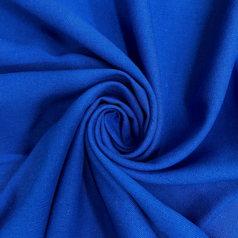 Karla ROYAL BLUE Soft Hand Feel Linen Rayon Fabric by the Yard for Clothes, Costumes, Crafts, etc - 10194