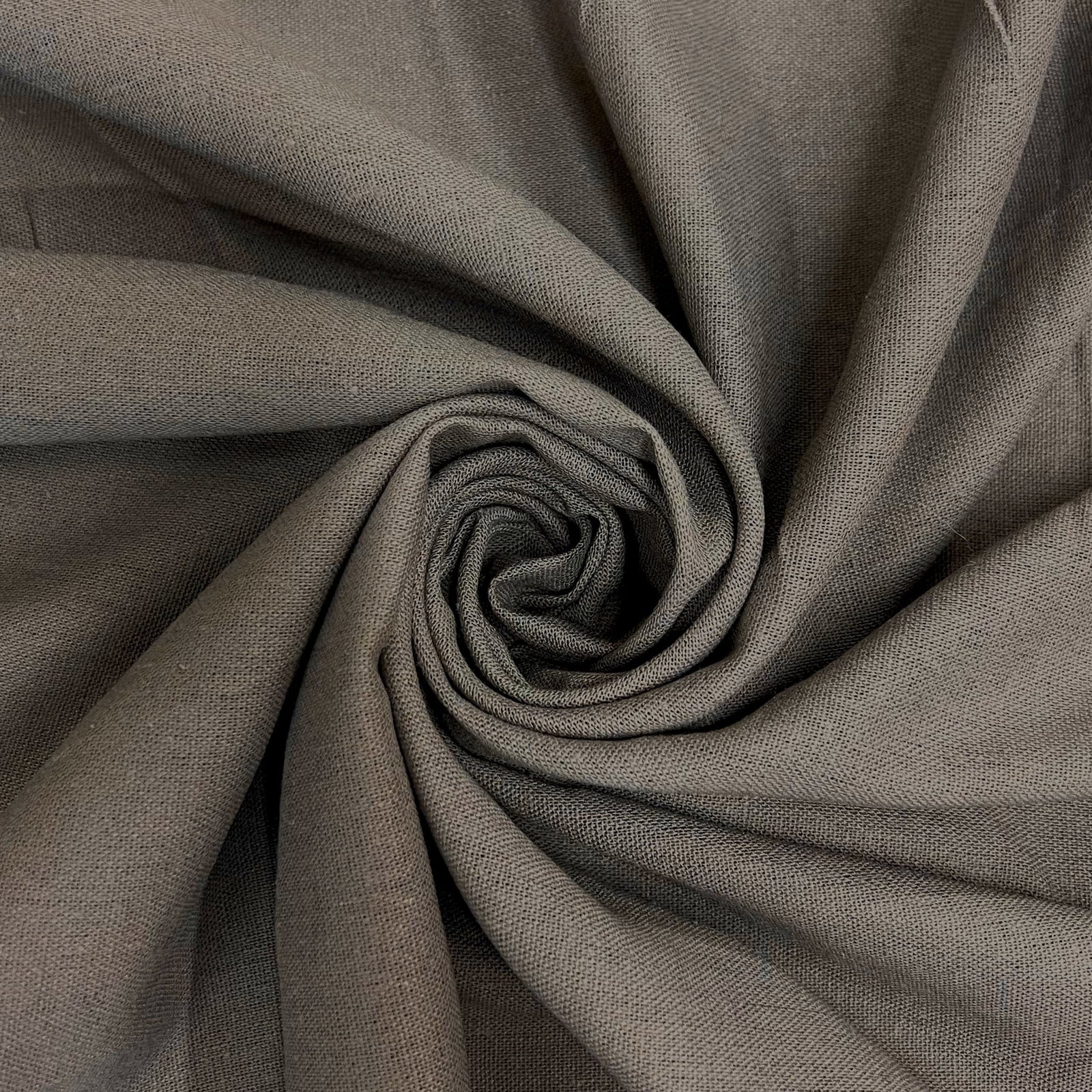 Karla CHARCOAL Soft Hand Feel Linen Rayon Fabric by the Yard for Clothes, Costumes, Crafts, etc - 10194