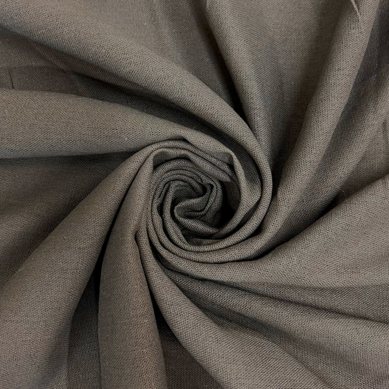 Karla CHARCOAL Soft Hand Feel Linen Rayon Fabric by the Yard for Clothes, Costumes, Crafts, etc - 10194
