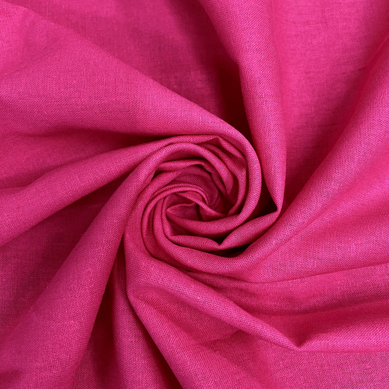 Karla FUCHSIA Soft Hand Feel Linen Rayon Fabric by the Yard for Clothes, Costumes, Crafts, etc - 10194