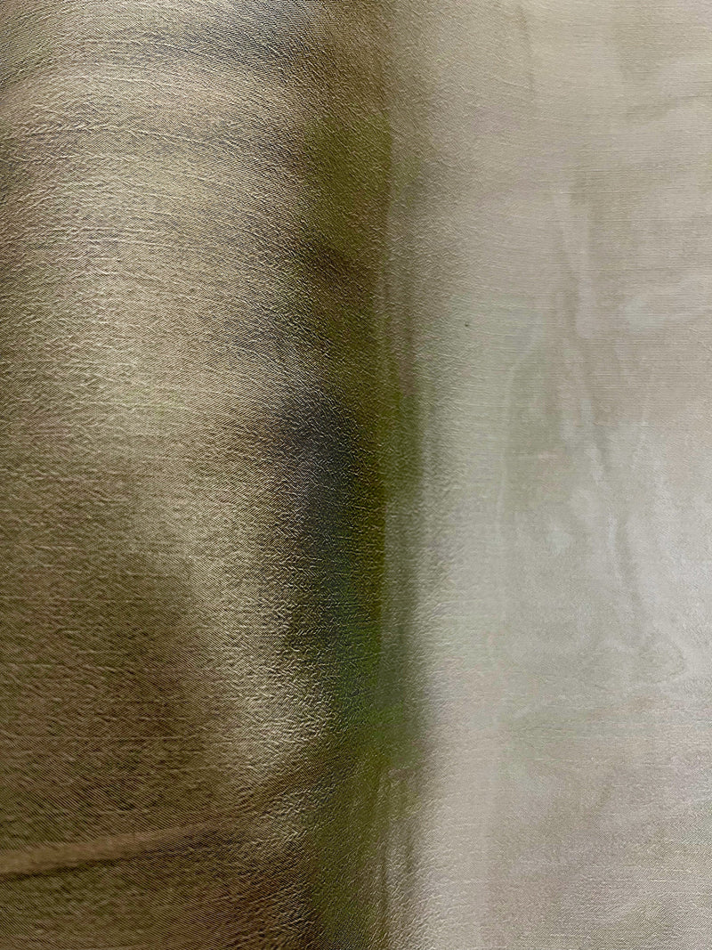 Jolene DARK SAGE/CREAM Polyester Two-Tone Chiffon Fabric by the Yard - 10135