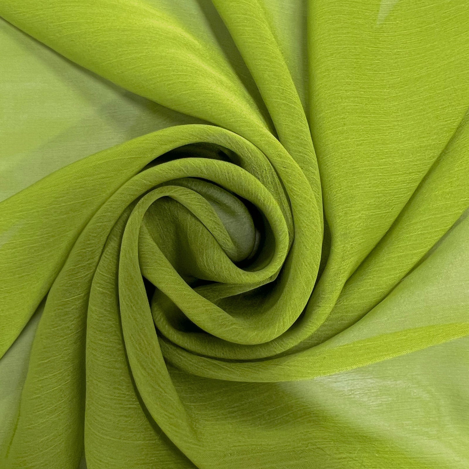 Jolene LIGHT OLIVE GREEN Polyester Two-Tone Chiffon Fabric by the Yard - 10135