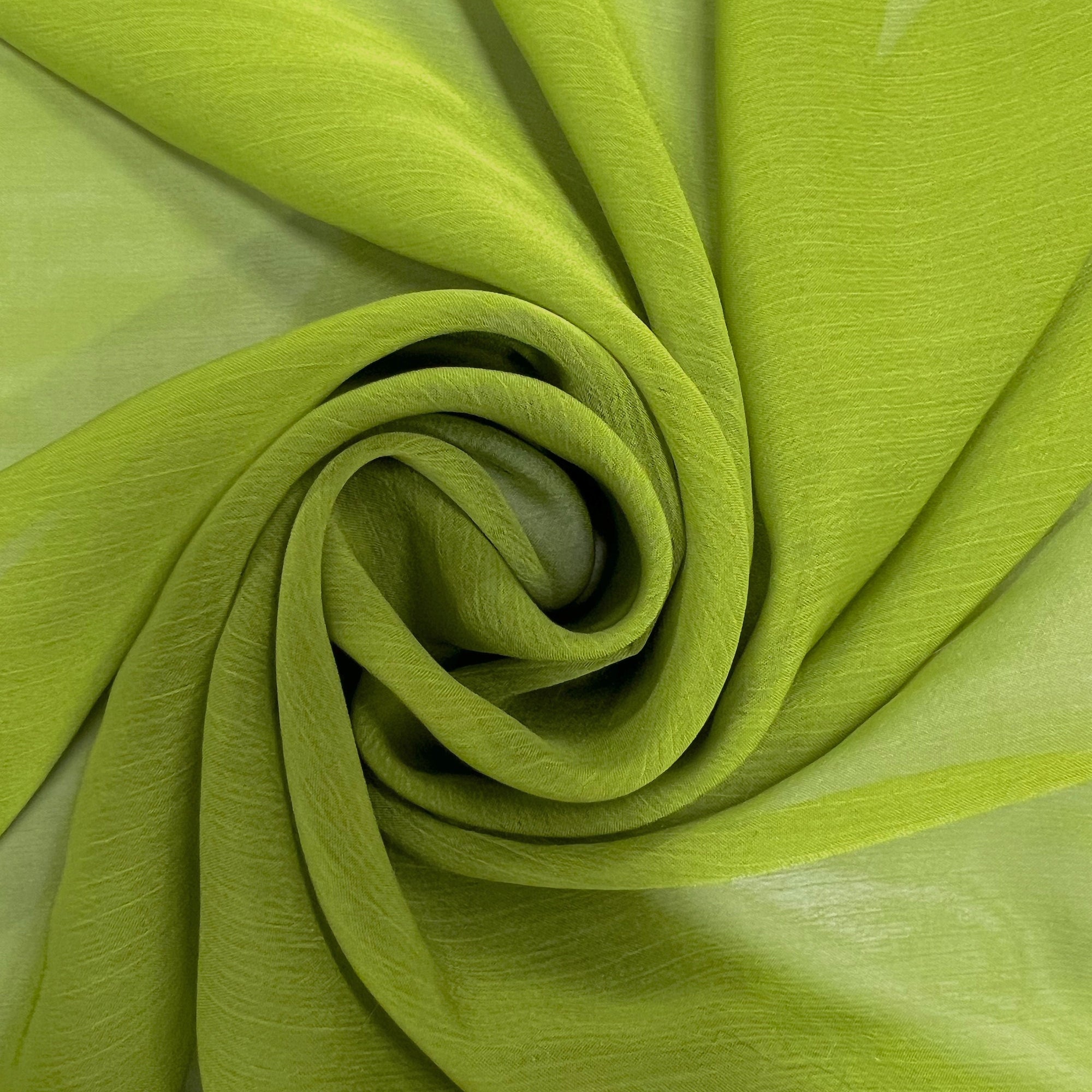 Jolene LIGHT OLIVE GREEN Polyester Two-Tone Chiffon Fabric by the Yard - 10135