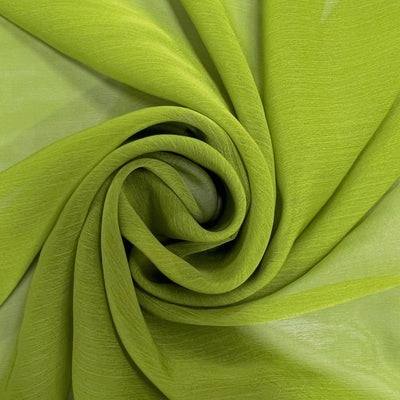 Jolene LIGHT OLIVE GREEN Polyester Two-Tone Chiffon Fabric by the Yard - 10135