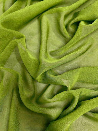 Jolene LIGHT OLIVE GREEN Polyester Two-Tone Chiffon Fabric by the Yard - 10135