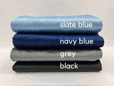 Contessa SILVER Plush Non-Stretch Velvet Fabric for Apparel, Costumes, Curtains, Chair/Throw Pillow Cover, Crafts
