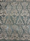 Vivian TAUPE Polyester Embroidery with Sequins on Mesh Lace Fabric by the Yard for Gown, Wedding, Bridesmaid, Prom - 10003